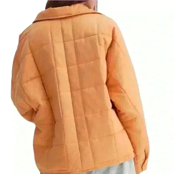 Emory park Quilted bomber jacket cozy & soft relaxed fit Sz S oversized look - Picture 2 of 9